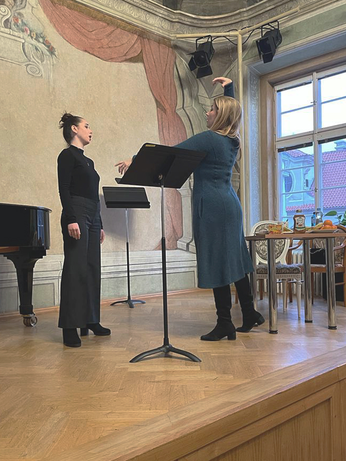 Kateřina Kněžíková s Veronikou