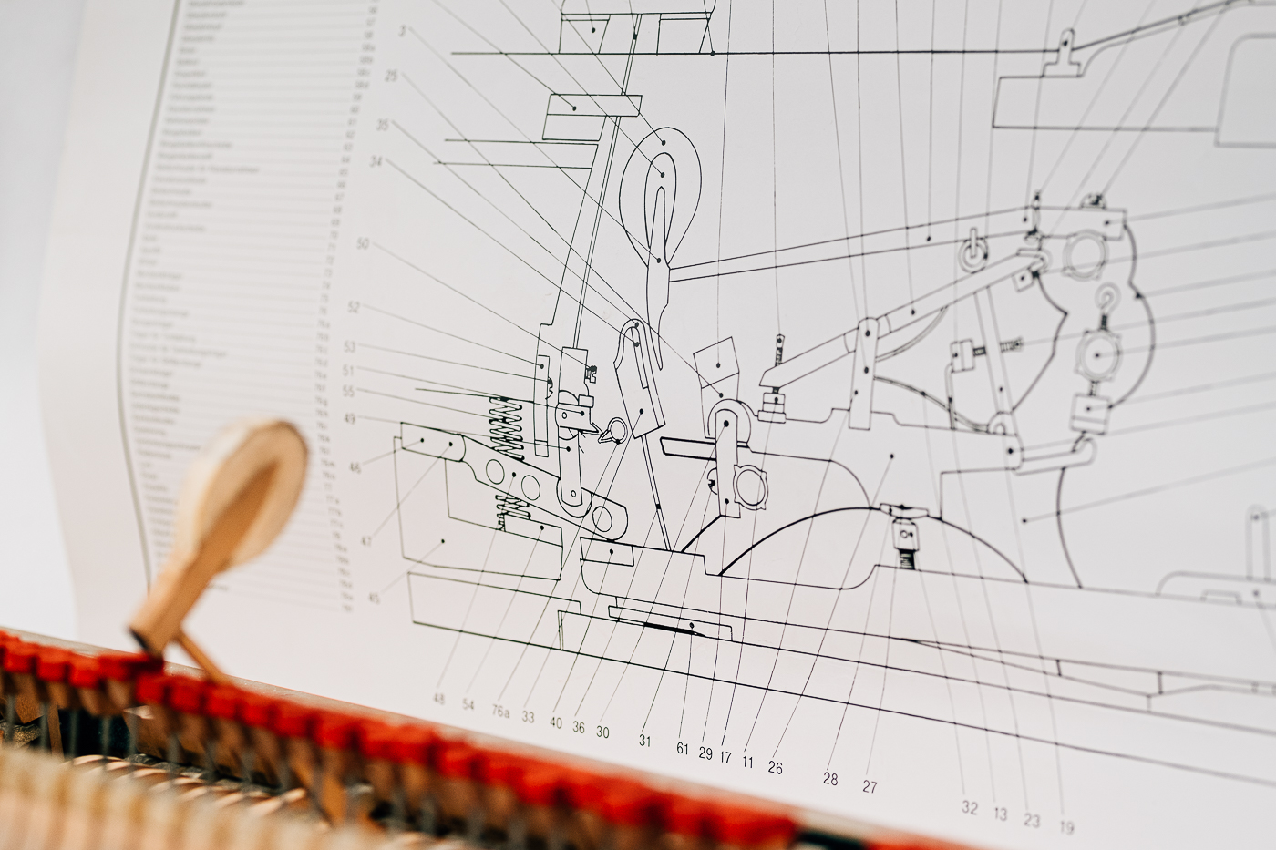 Ilustrační foto - klavírnictví